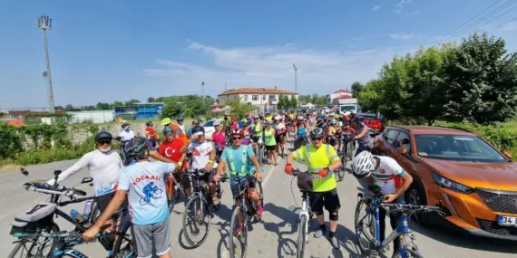 Bisikletseverler bu festivalde buluşup doğanın tadını çıkardı