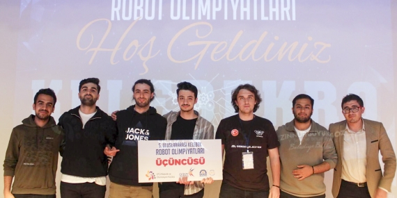 SUBÜ robot olimpiyatlarından derecelerle döndü