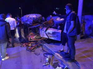 ASKF Başkanının karıştığı kazada traktör devrildi: 1 yaralı