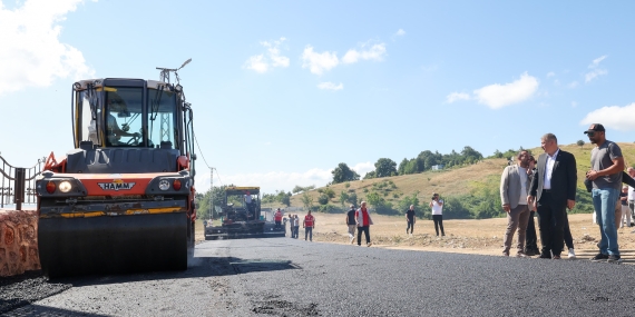 Serdivan Kırantepe Yolu Asfalt Çalışmaları Başladı