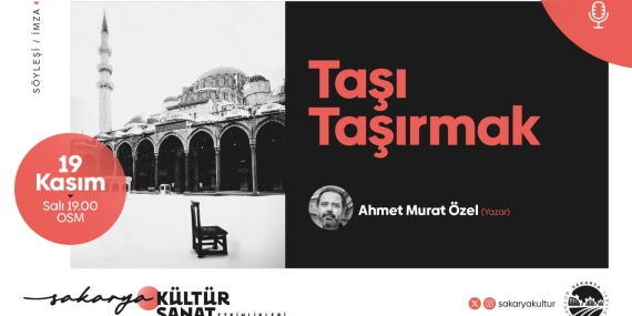 Ahmet Murat Özel Sakaryalı şiir ve edebiyat tutkunlarıyla buluşuyor