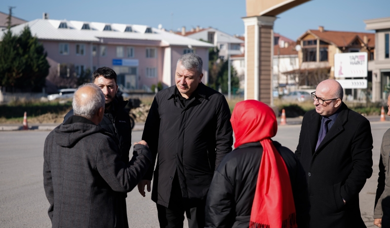 Başkan Osman Çelik Çalışmaları Yerinde İnceledi